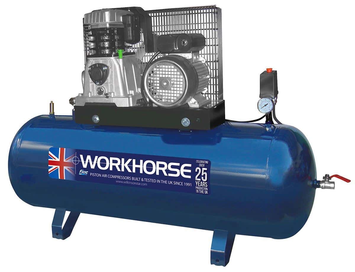 Workhorse Compressor – 3HP – 400V – 200 Litre (Heavy Duty)