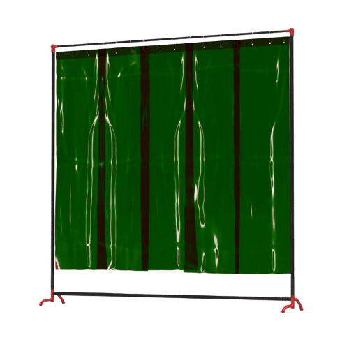 Defender Green Welding Screen – 300 Series – 6′ 3″ x 6′ 7″
