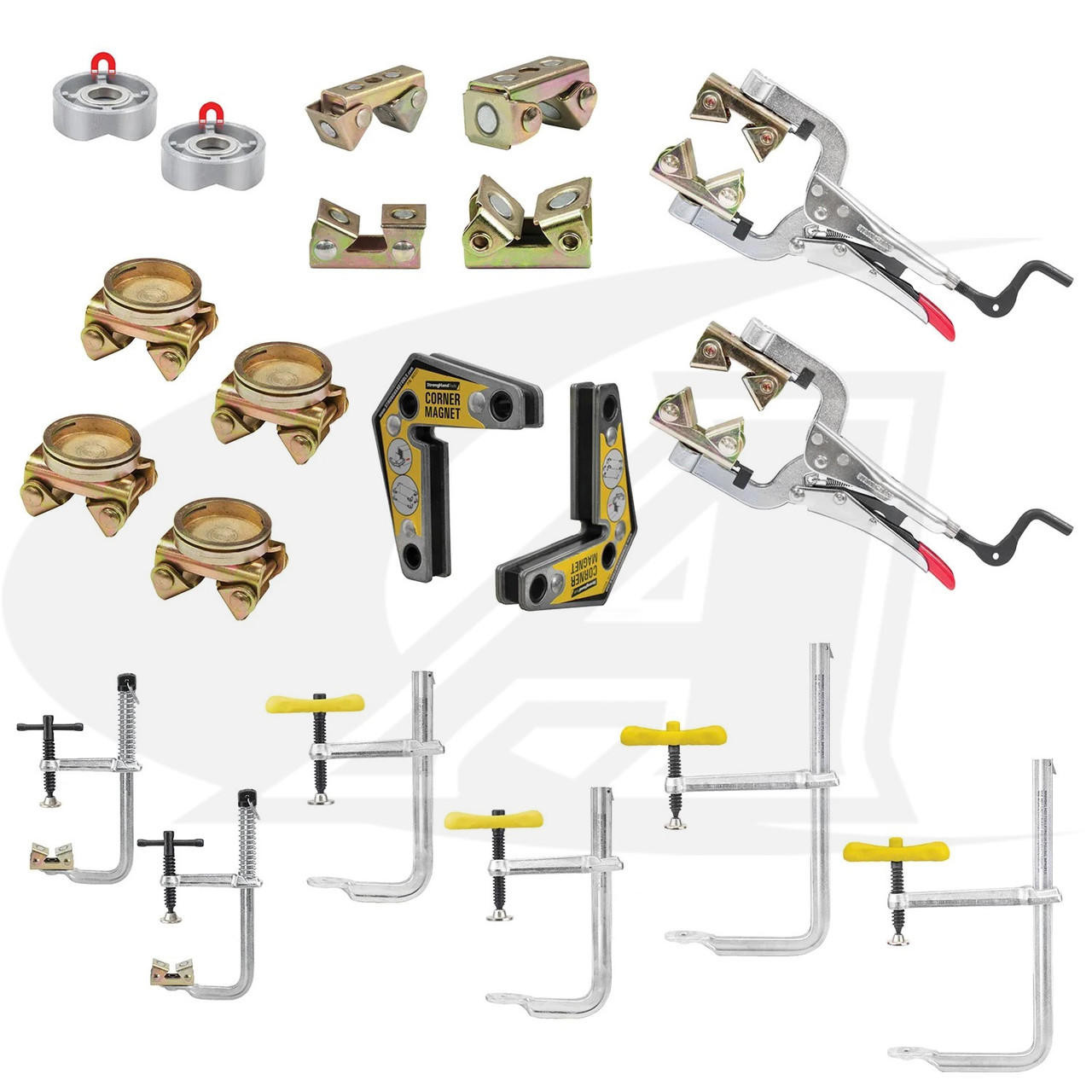 16-Piece Clamp & Pipe Holding Kit